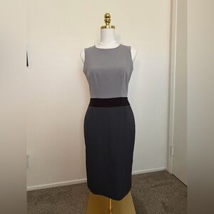 Calvin Klein Gray Sleeveless Dress